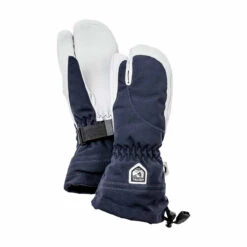 Hestra Women's Heli 3 Finger Glove -Hestra Navy Offwhite 84351.1537208533
