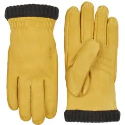 Hestra Deerskin Primaloft Ribbed Gloves -Hestra hestra deerskin primaloft ribbed gloves 155
