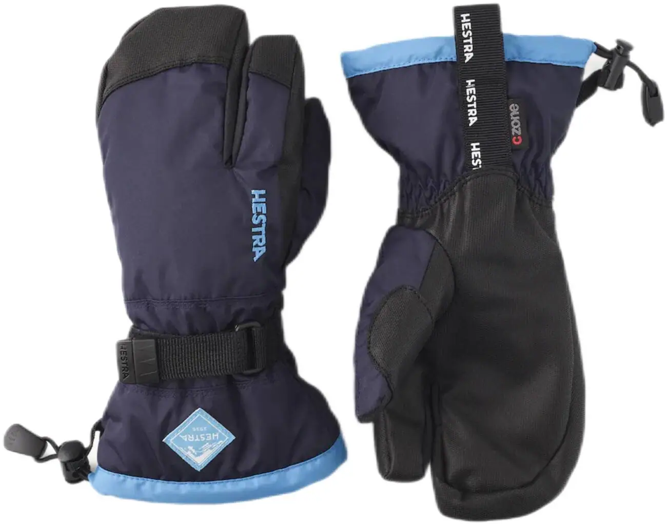 Hestra Gauntlet CZone Jr 3 Finger Gloves 3 Hestra Gauntlet CZone Jr 3 Finger Gloves - Image 3