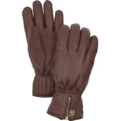 Hestra Leather Swisswool Classic 5-Finger Gloves -Hestra hestra leather swisswool classic 5 finger gloves 133